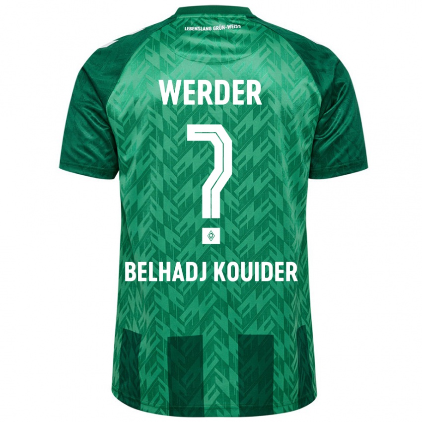 Criança Camisola Mahfoud Belhadj Kouider #0 Verde Principal 2024/25 Camisa Brasil