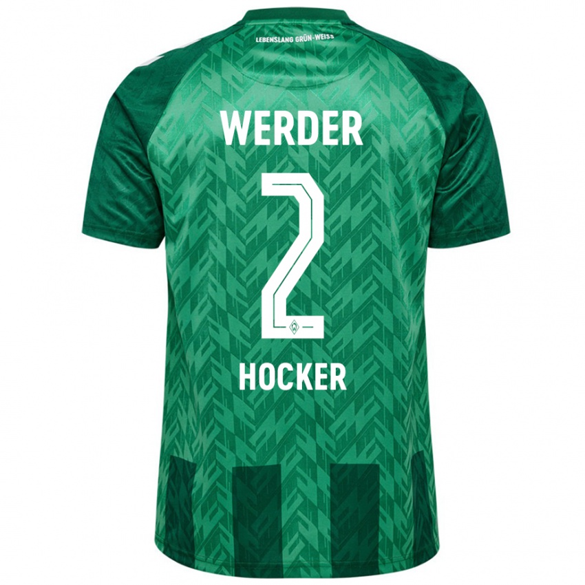 Criança Camisola Luca Höcker #2 Verde Principal 2024/25 Camisa Brasil