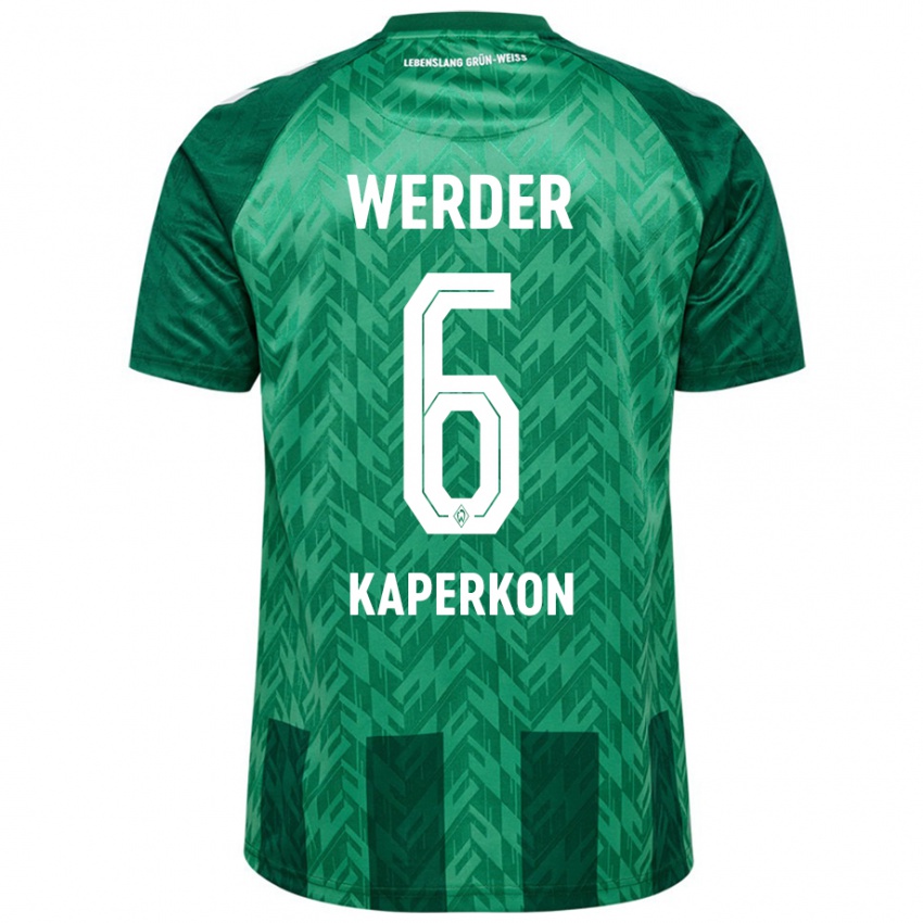 Criança Camisola Tom Kaperkon #6 Verde Principal 2024/25 Camisa Brasil