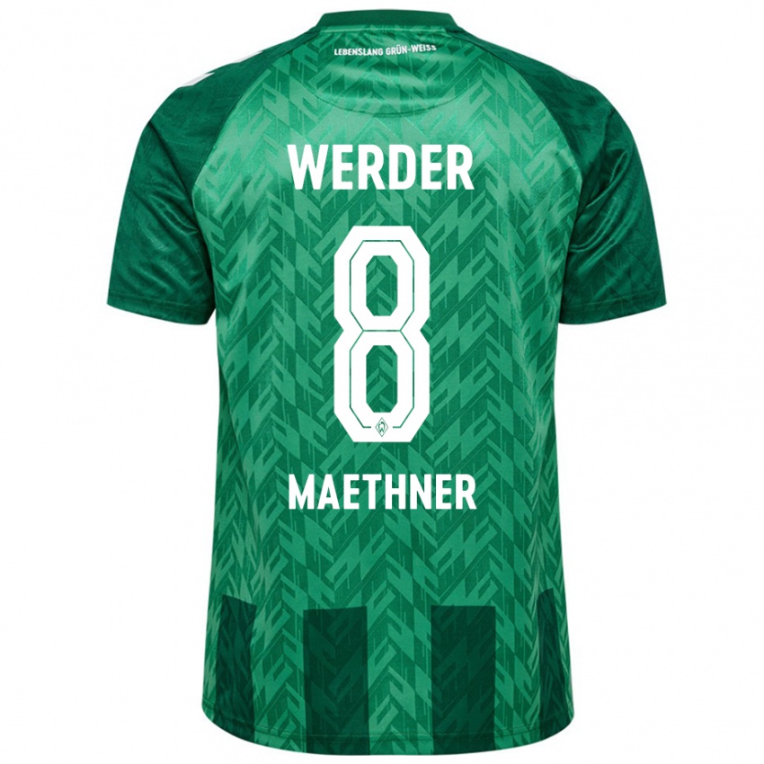 Criança Camisola Finn Maethner #8 Verde Principal 2024/25 Camisa Brasil