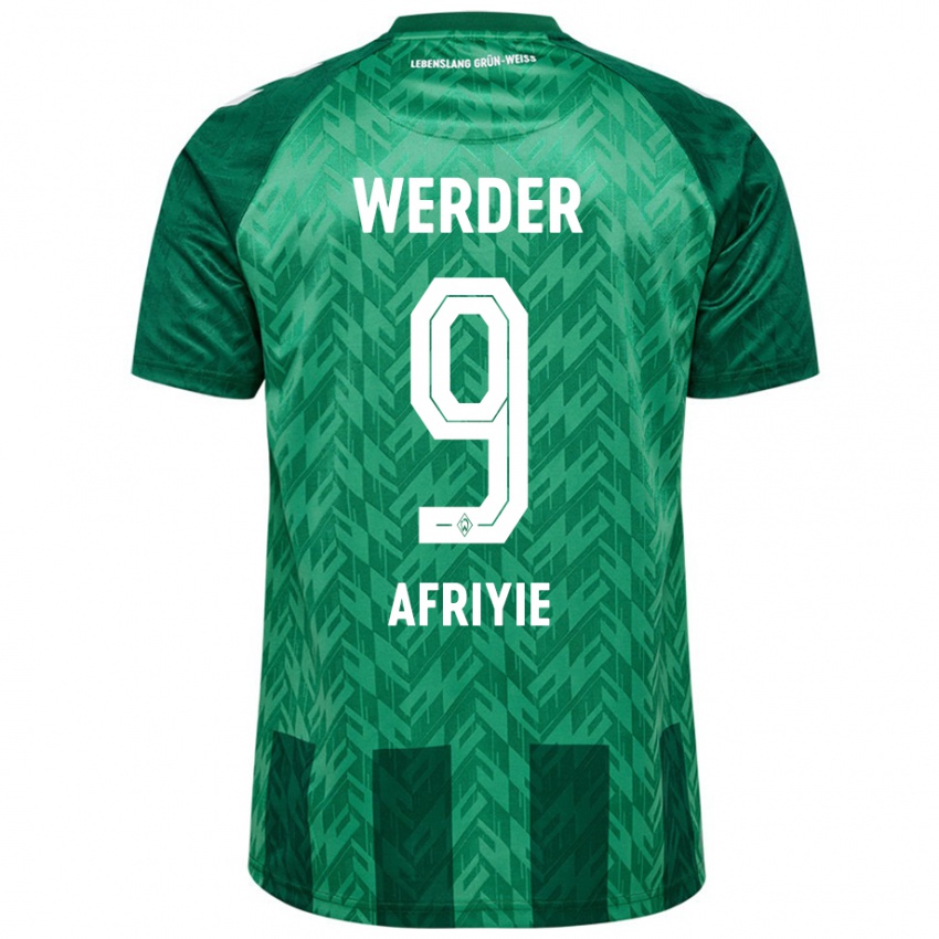 Criança Camisola Neal Afriyie #9 Verde Principal 2024/25 Camisa Brasil