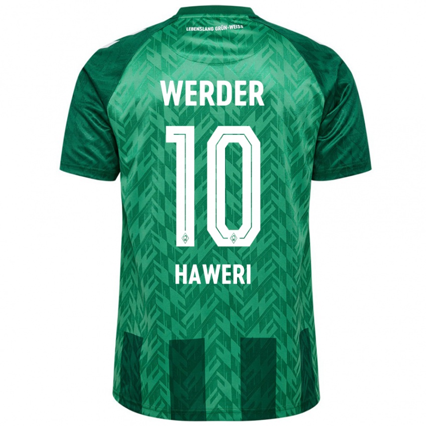 Criança Camisola Adrian Haweri #10 Verde Principal 2024/25 Camisa Brasil