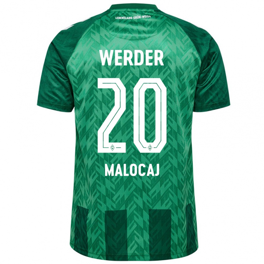 Criança Camisola Edinjo Malocaj #20 Verde Principal 2024/25 Camisa Brasil