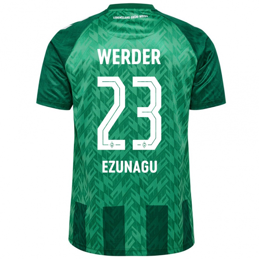 Criança Camisola Ike Ezunagu #23 Verde Principal 2024/25 Camisa Brasil