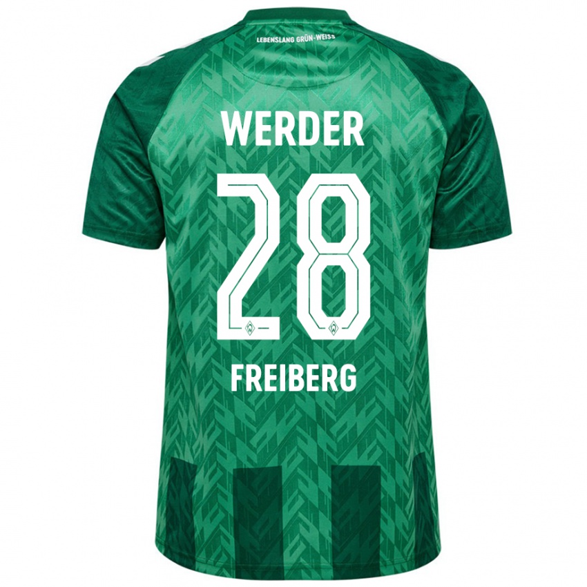 Criança Camisola Piet Freiberg #28 Verde Principal 2024/25 Camisa Brasil