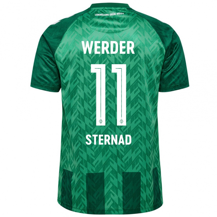 Criança Camisola Maja Sternad #11 Verde Principal 2024/25 Camisa Brasil