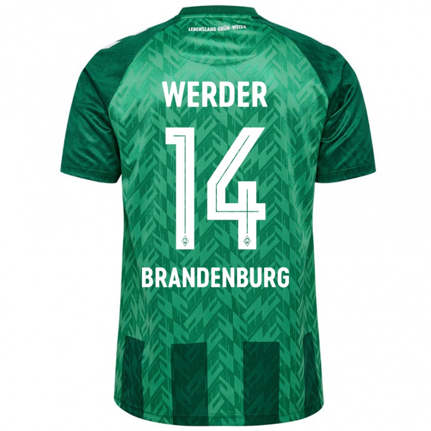 Criança Camisola Michaela Brandenburg #14 Verde Principal 2024/25 Camisa Brasil