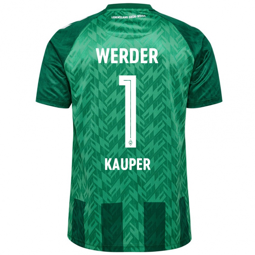 Criança Camisola Ben Käuper #1 Verde Principal 2024/25 Camisa Brasil