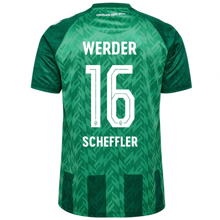 Criança Camisola Ian Scheffler #16 Verde Principal 2024/25 Camisa Brasil