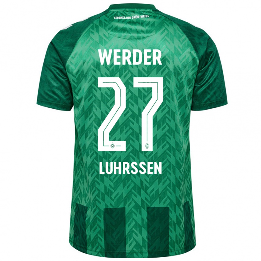 Criança Camisola Nina Luhrssen #27 Verde Principal 2024/25 Camisa Brasil