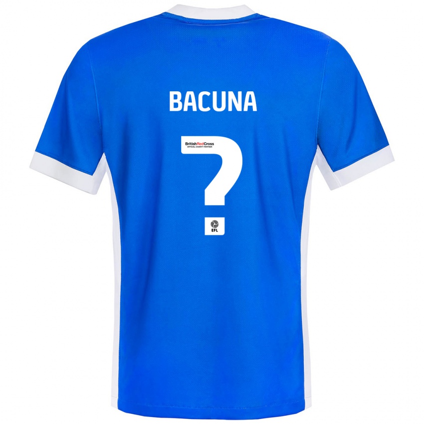 Criança Camisola Juninho Bacuna #0 Branco Azul Principal 2024/25 Camisa Brasil