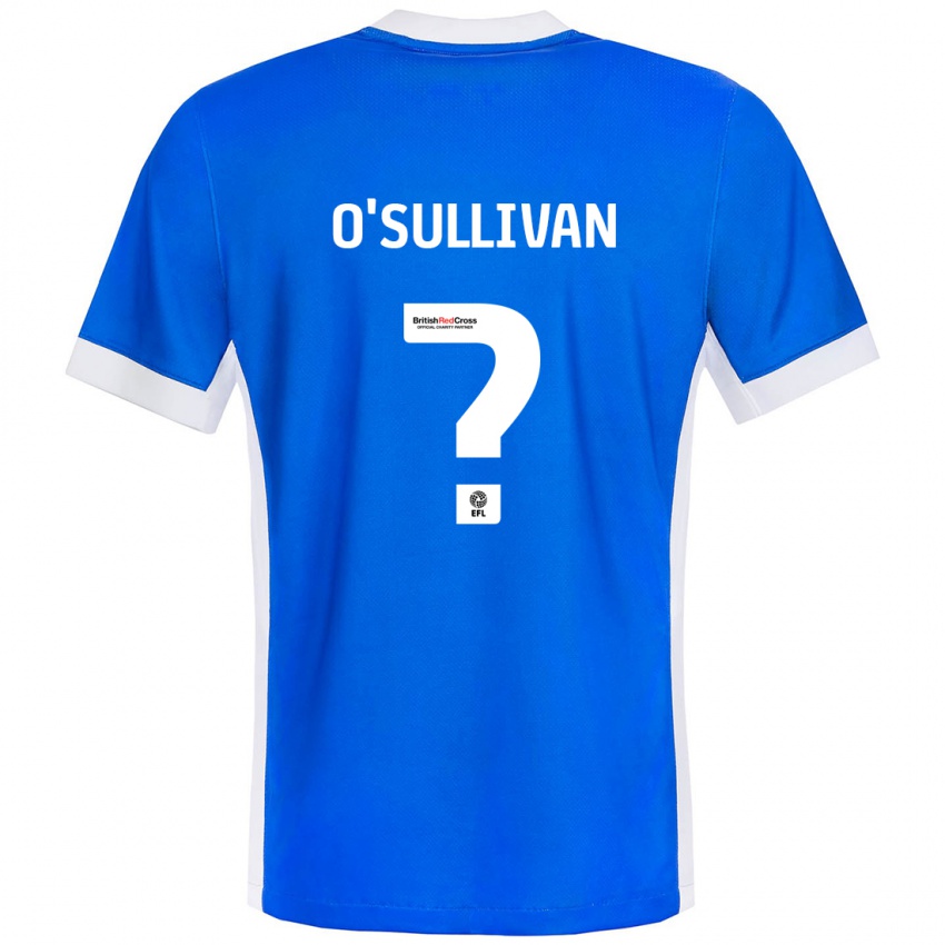 Criança Camisola William O'sullivan #0 Branco Azul Principal 2024/25 Camisa Brasil