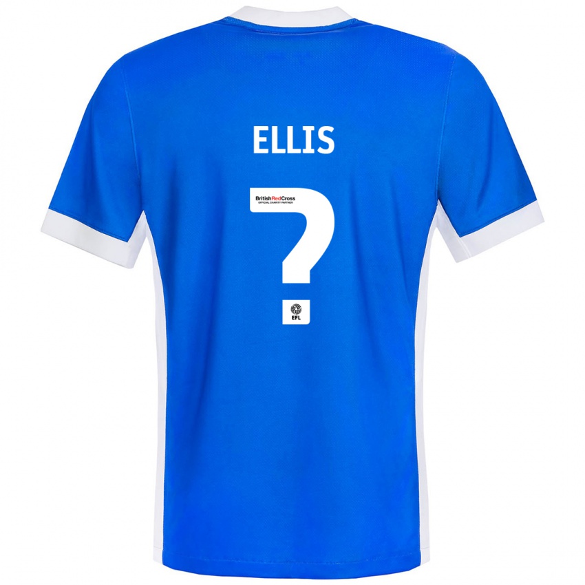 Criança Camisola O'shea Ellis #0 Branco Azul Principal 2024/25 Camisa Brasil