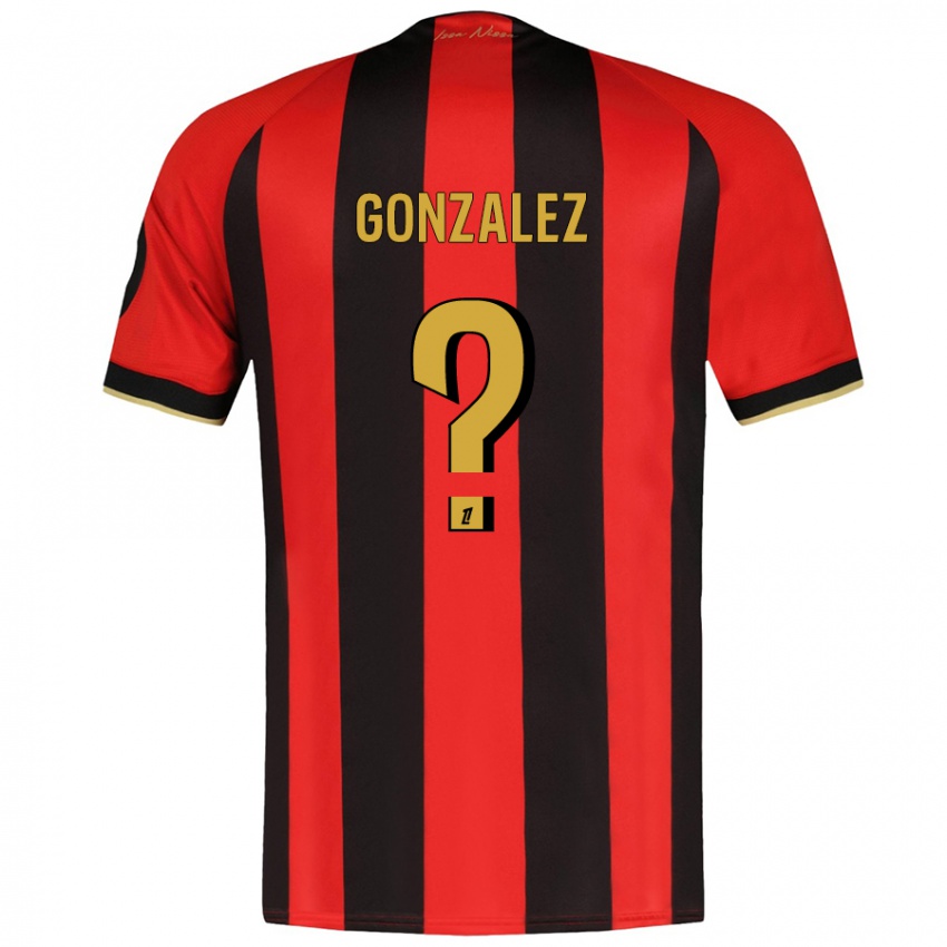 Criança Camisola Anthony Gonzalez #0 Vermelho Preto Principal 2024/25 Camisa Brasil