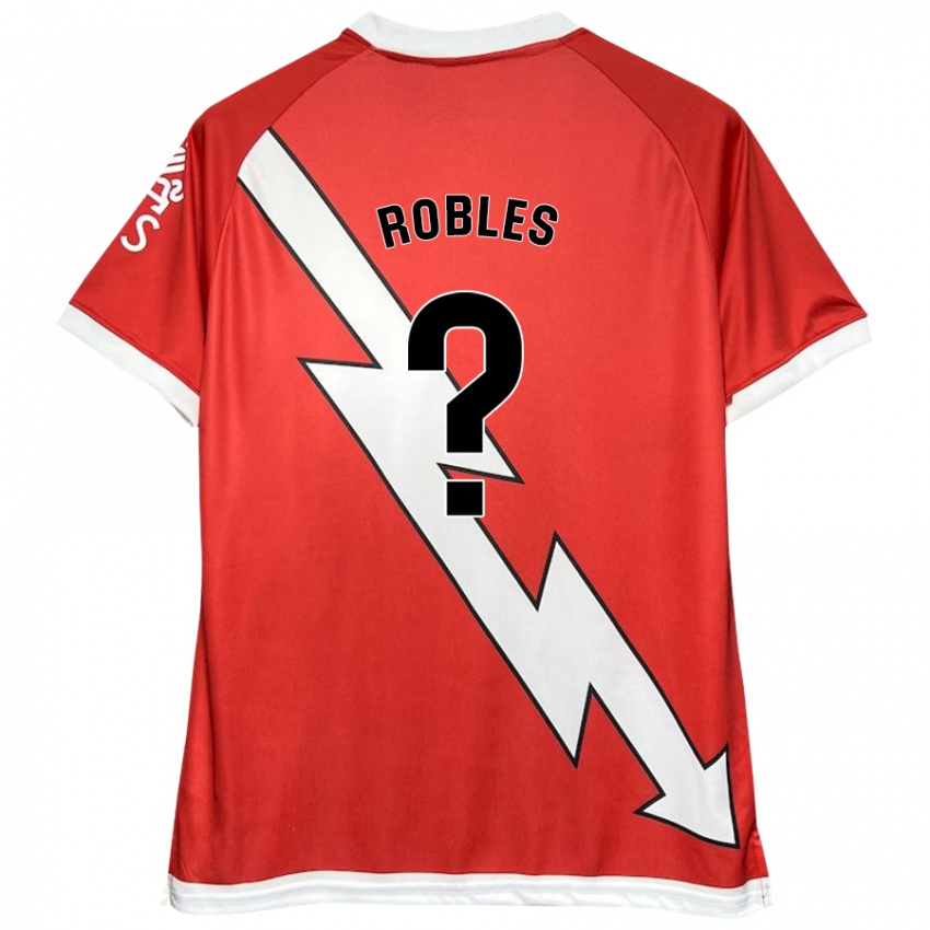 Criança Camisola Diego Robles #0 Vermelho Branco Principal 2024/25 Camisa Brasil