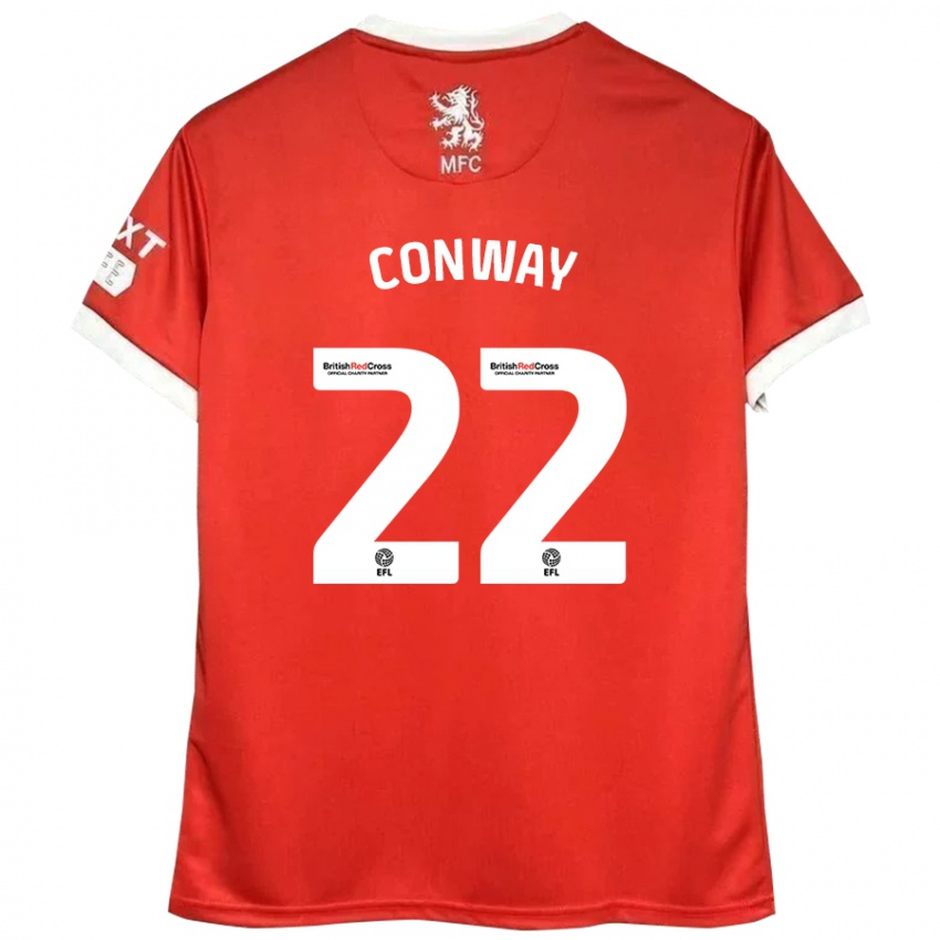 Criança Camisola Tommy Conway #22 Vermelho Branco Principal 2024/25 Camisa Brasil