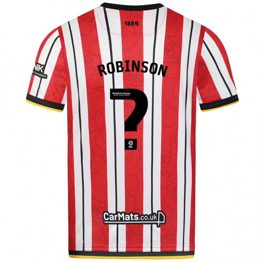 Criança Camisola Monique Robinson #0 Listras Brancas Vermelhas Principal 2024/25 Camisa Brasil