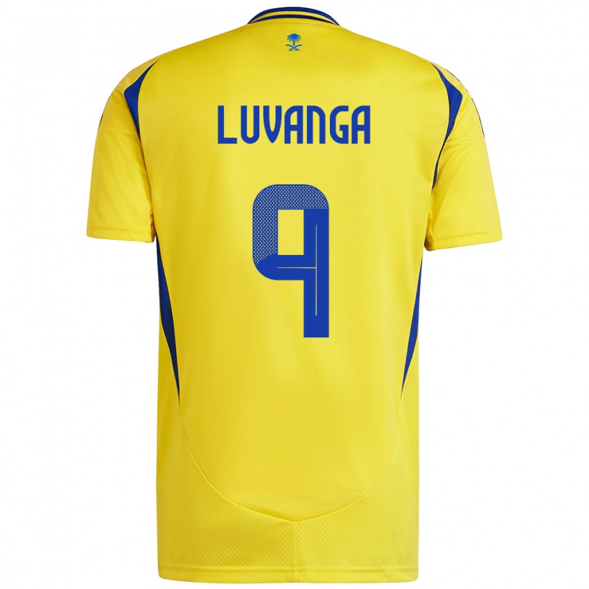 Criança Camisola Clara Luvanga #9 Azul Amarelo Principal 2024/25 Camisa Brasil