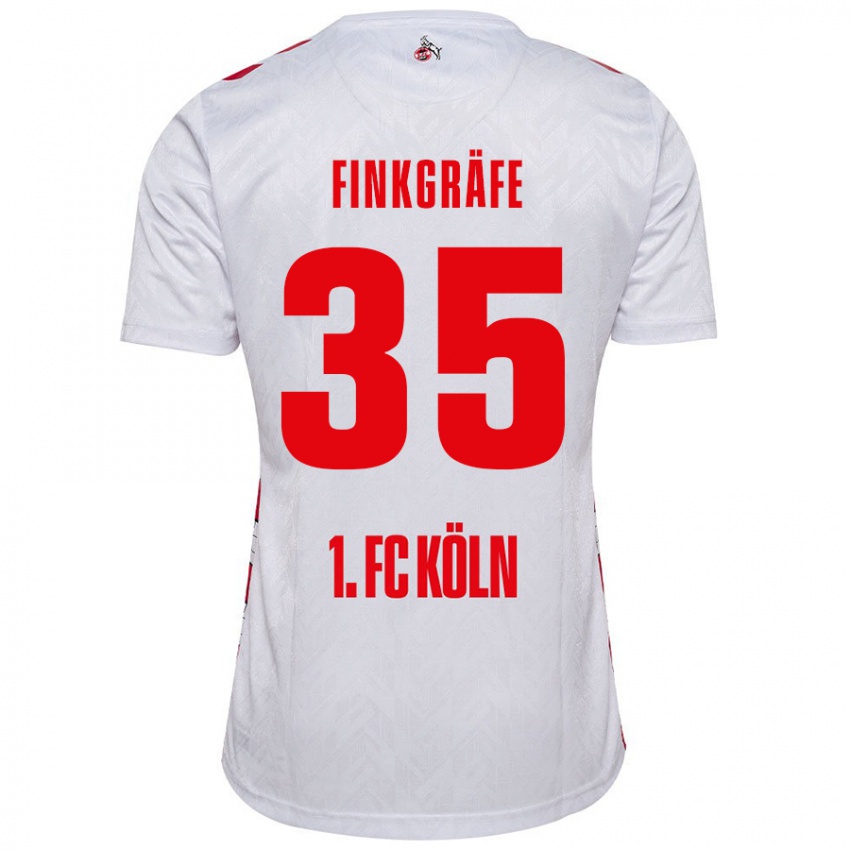 Criança Camisola Max Finkgräfe #35 Vermelho Branco Principal 2024/25 Camisa Brasil