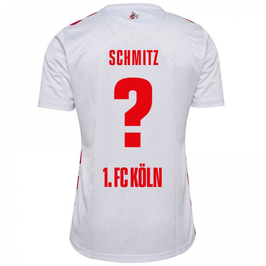 Criança Camisola Timo Schmitz #0 Vermelho Branco Principal 2024/25 Camisa Brasil