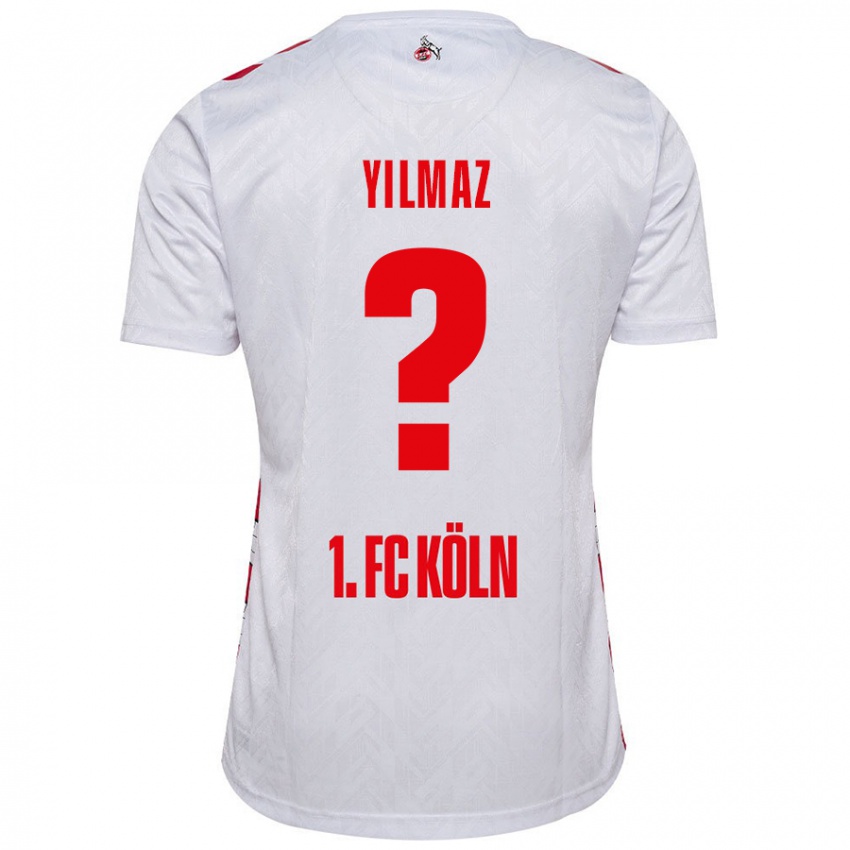 Criança Camisola Abdul-Malik Yilmaz #0 Vermelho Branco Principal 2024/25 Camisa Brasil