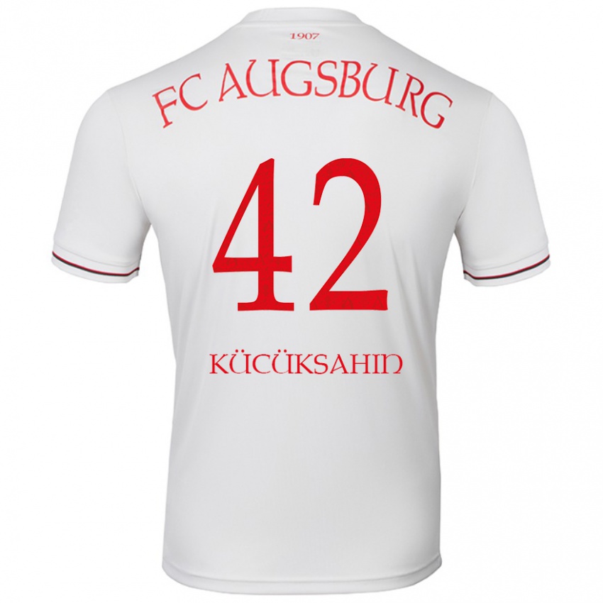 Criança Camisola Mahmut Kücüksahin #42 Branco Principal 2024/25 Camisa Brasil