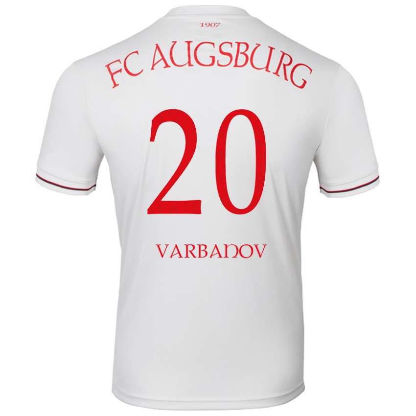 Criança Camisola Svetoslav Varbanov #20 Branco Principal 2024/25 Camisa Brasil