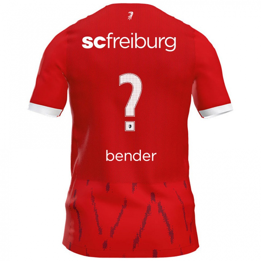 Criança Camisola Noah Bender #0 Vermelho Principal 2024/25 Camisa Brasil