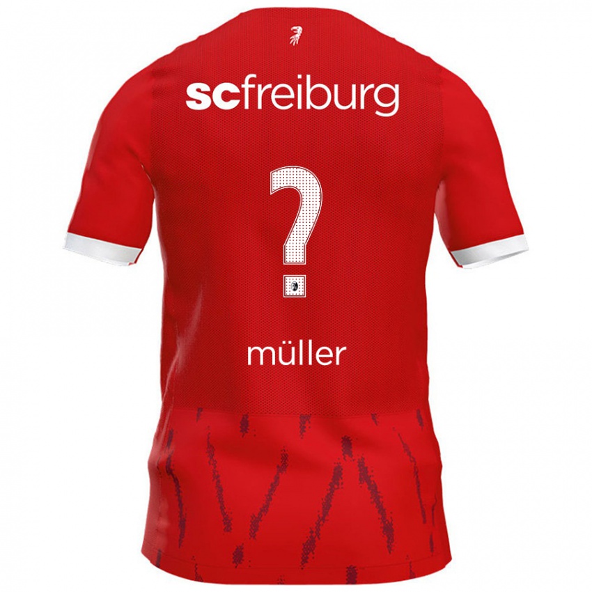 Criança Camisola Phillip Müller #0 Vermelho Principal 2024/25 Camisa Brasil