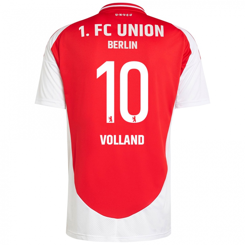 Criança Camisola Kevin Volland #10 Vermelho Branco Principal 2024/25 Camisa Brasil