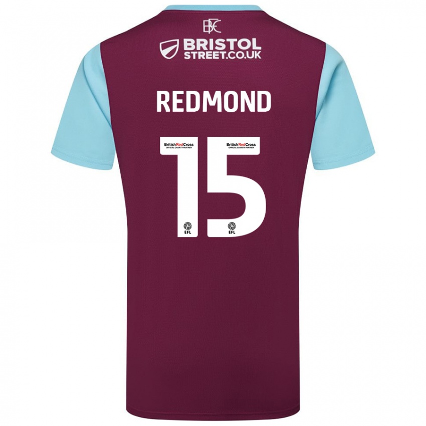 Criança Camisola Nathan Redmond #15 Crédito Borboleta Azul Principal 2024/25 Camisa Brasil