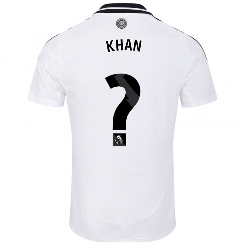 Criança Camisola Ruban Khan #0 Branco Principal 2024/25 Camisa Brasil