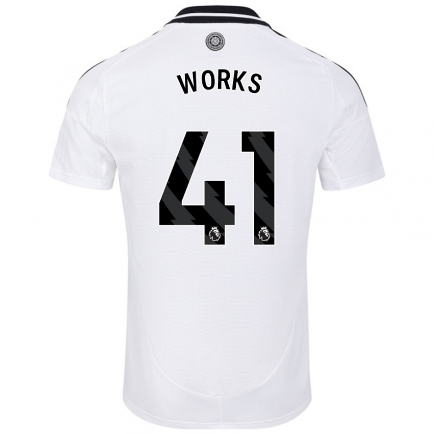 Criança Camisola Terrell Works #41 Branco Principal 2024/25 Camisa Brasil