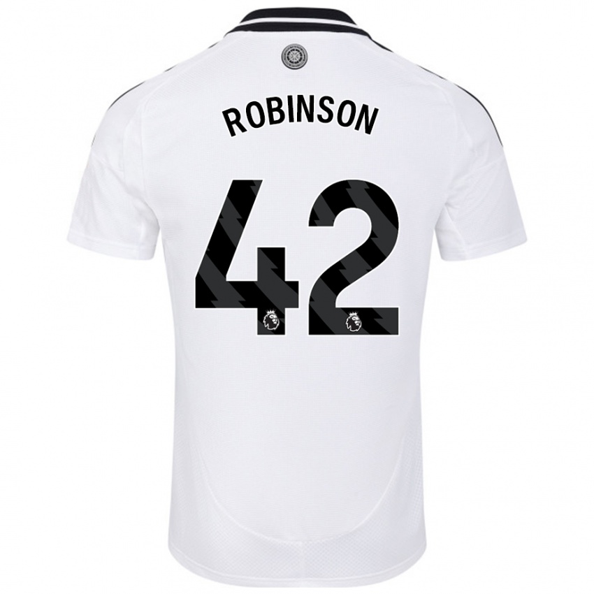 Criança Camisola Charlie Robinson #42 Branco Principal 2024/25 Camisa Brasil