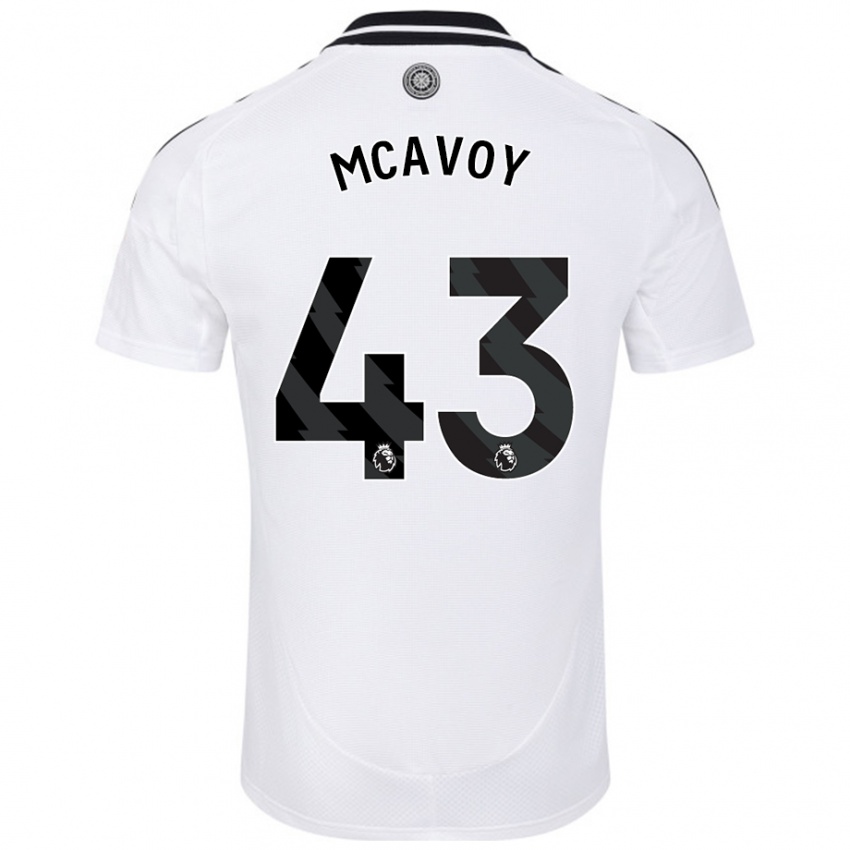 Criança Camisola Connor Mcavoy #43 Branco Principal 2024/25 Camisa Brasil