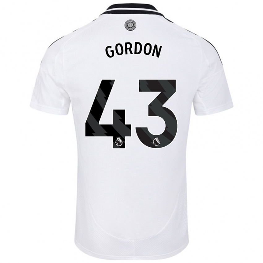 Criança Camisola Lemar Gordon #43 Branco Principal 2024/25 Camisa Brasil