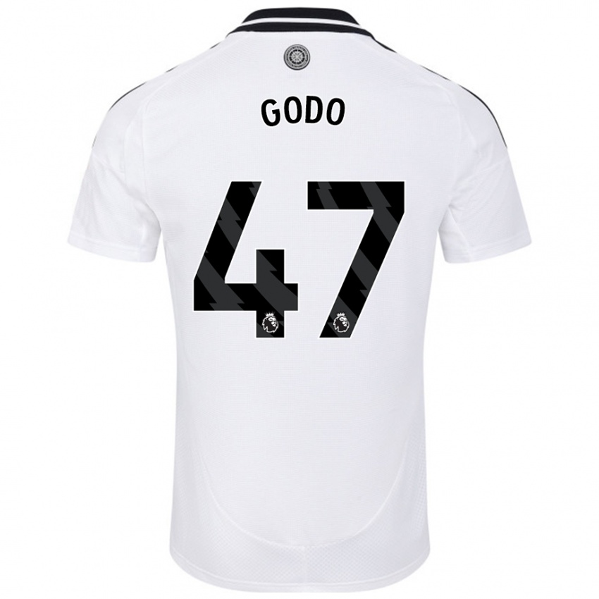 Criança Camisola Martial Godo #47 Branco Principal 2024/25 Camisa Brasil