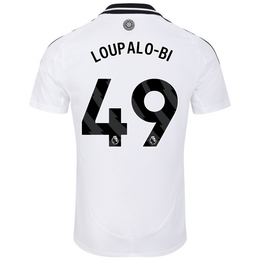 Criança Camisola Aaron Loupalo-Bi #49 Branco Principal 2024/25 Camisa Brasil