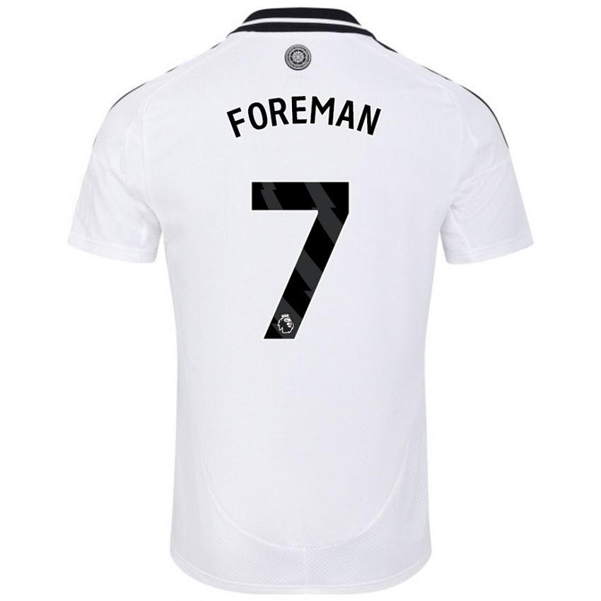 Criança Camisola Tia Foreman #7 Branco Principal 2024/25 Camisa Brasil