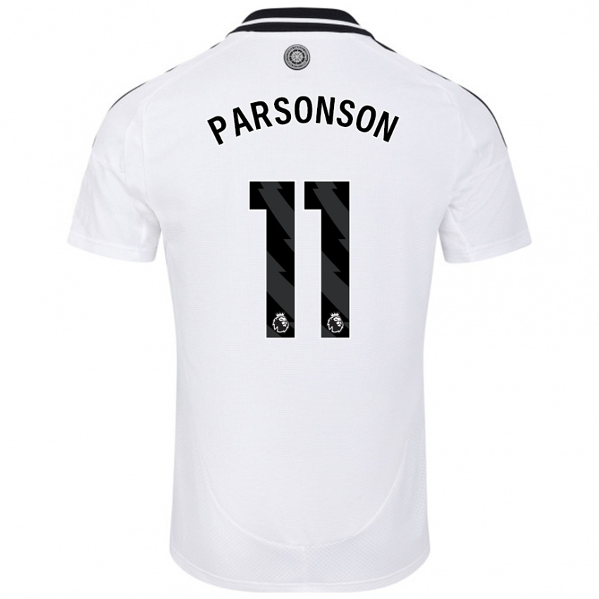 Criança Camisola Madi Parsonson #11 Branco Principal 2024/25 Camisa Brasil