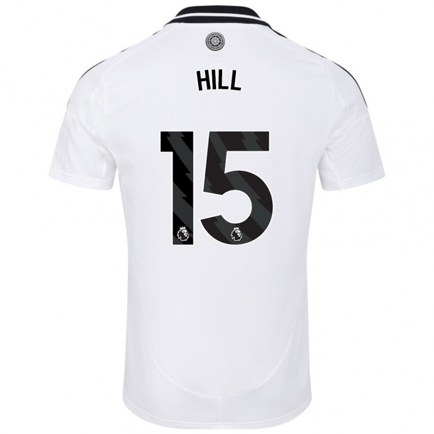 Criança Camisola Anisha Hill #15 Branco Principal 2024/25 Camisa Brasil