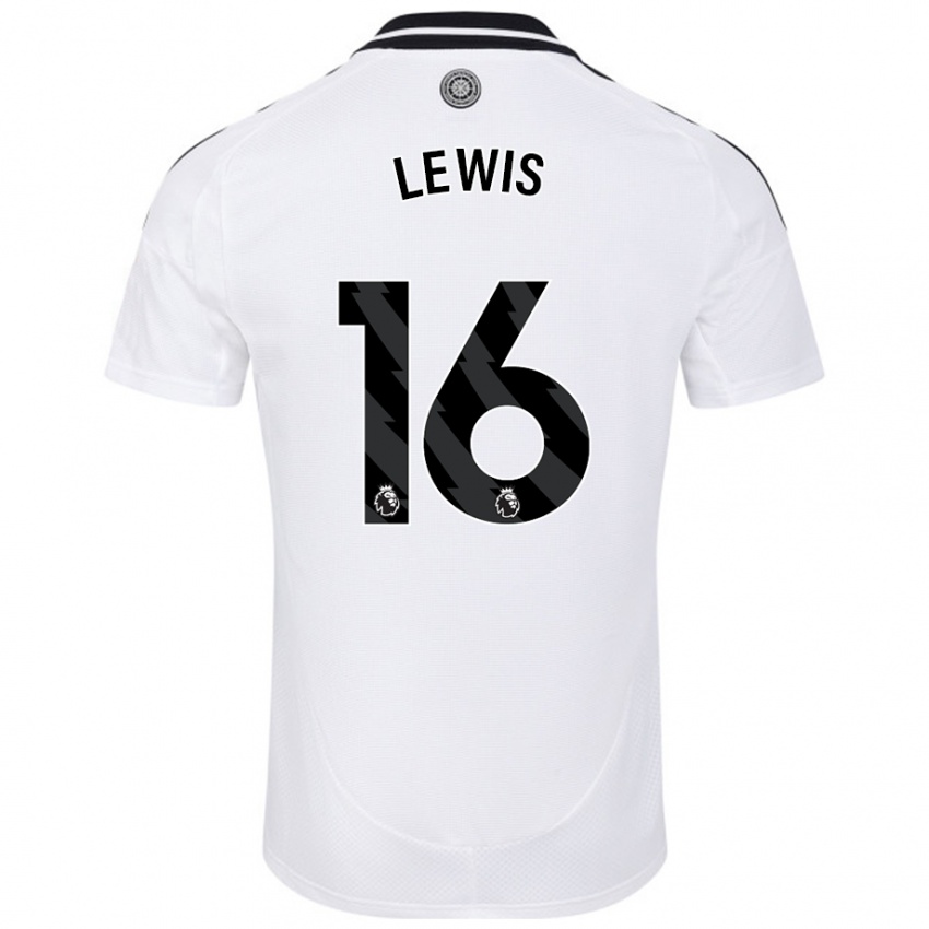 Criança Camisola Milla Lewis #16 Branco Principal 2024/25 Camisa Brasil