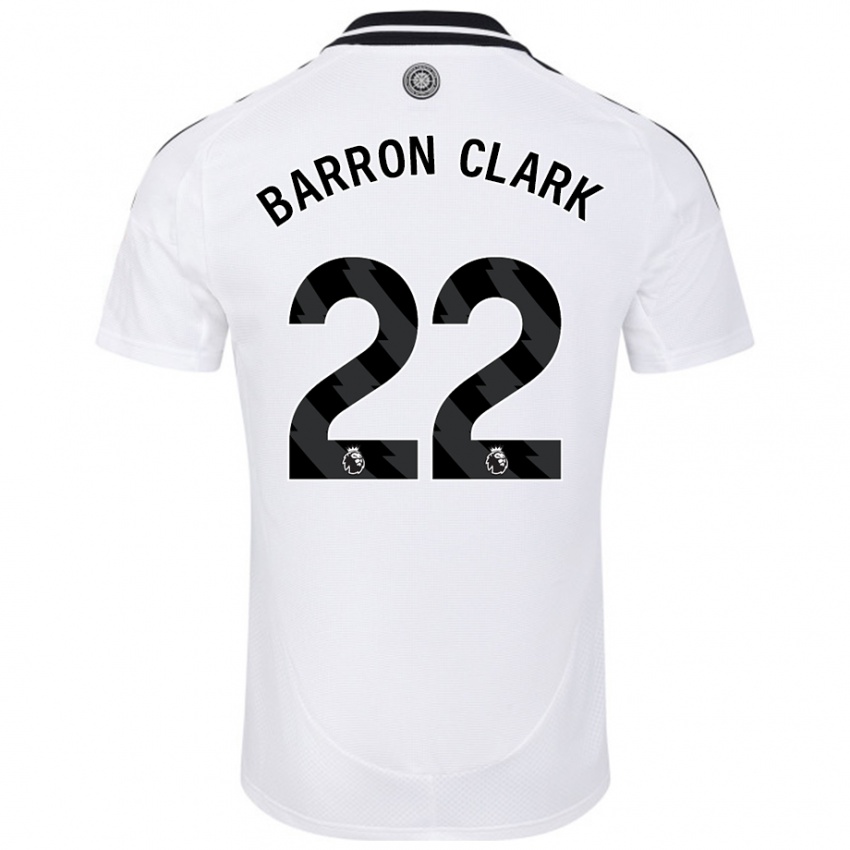 Criança Camisola Betty Barron-Clark #22 Branco Principal 2024/25 Camisa Brasil