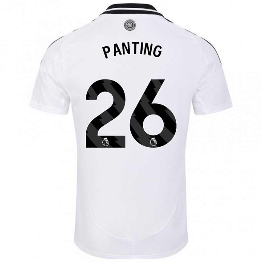 Criança Camisola Rachel Panting #26 Branco Principal 2024/25 Camisa Brasil