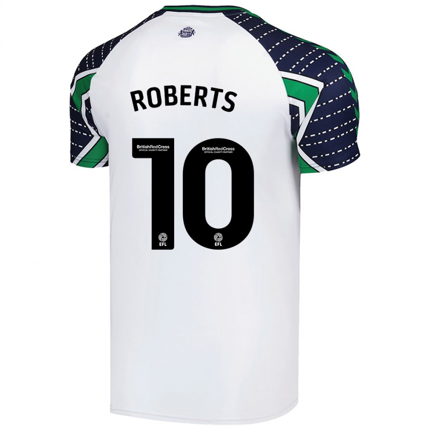 Criança Camisola Patrick Roberts #10 Branco Alternativa 2024/25 Camisa Brasil