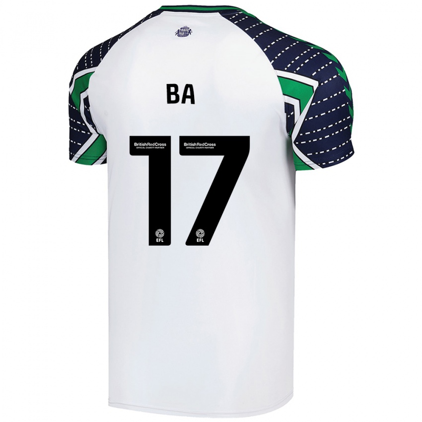 Criança Camisola Abdoullah Ba #17 Branco Alternativa 2024/25 Camisa Brasil