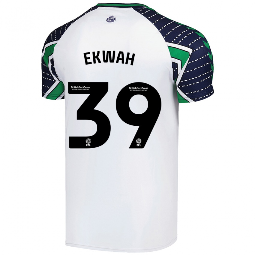 Criança Camisola Pierre Ekwah #39 Branco Alternativa 2024/25 Camisa Brasil