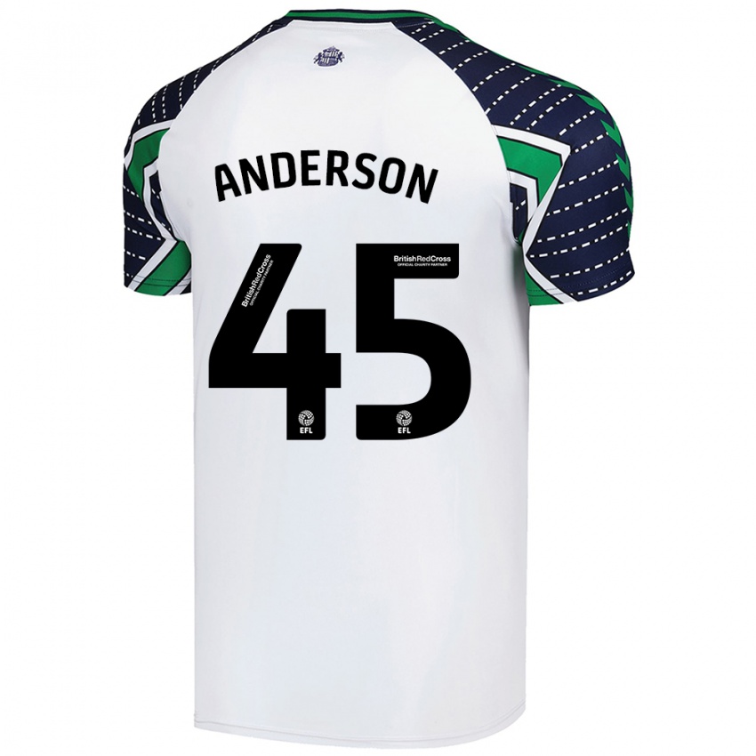 Criança Camisola Joe Anderson #45 Branco Alternativa 2024/25 Camisa Brasil