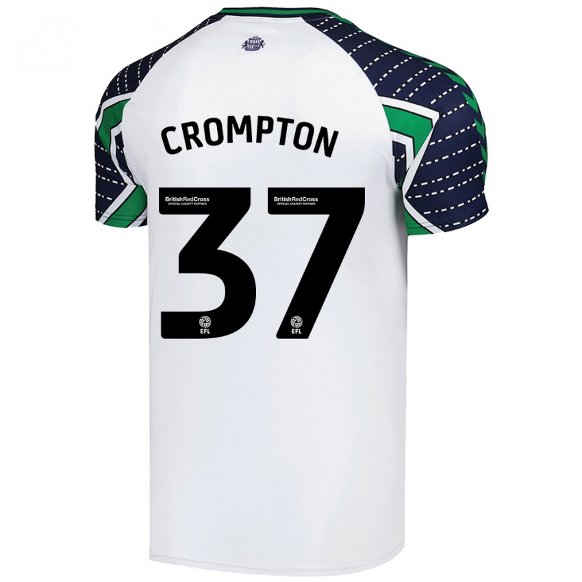 Criança Camisola Ben Crompton #37 Branco Alternativa 2024/25 Camisa Brasil