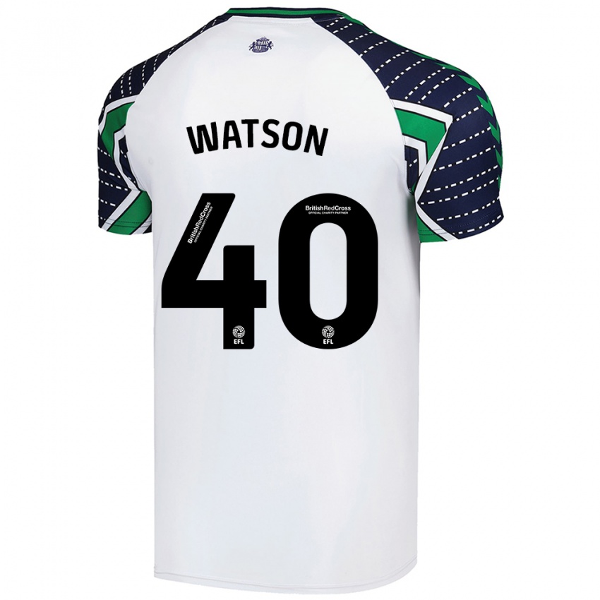 Criança Camisola Tom Watson #40 Branco Alternativa 2024/25 Camisa Brasil